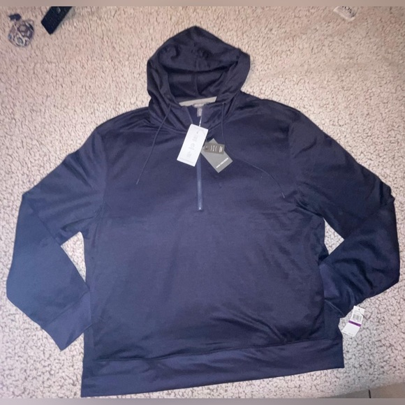 NWT VAN HEUSEN QUICK DRY, SPF 50, WICKING LONG SLEEVE SIZE XXL DARK BLUE - Picture 7 of 7